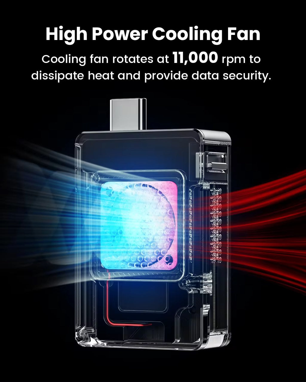 SHARGE-carcasa NVMe (Solo Enclosure)